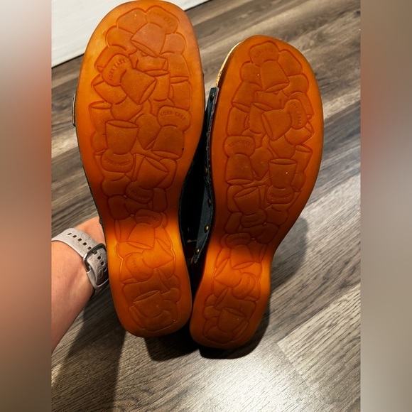 Kork-Ease Blue Slide Sandals with Buckle chunky boho platform - Picture 7 of 13